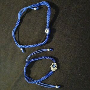 Evil Eye/Hamsa Hand string bracelets